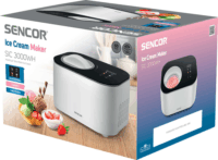 Sencor SIC 3000WH Fagylaltkészítő 1L 100W - Fekete/Fehér