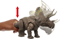 Mattel Jurassic World Újjászületés Gigantic Thrashers Eotriceratops dinoszaurusz figura