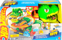 Hot Wheels City T-Rex Blaze Battle Autópálya 1:64