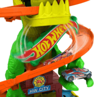 Hot Wheels City T-Rex Blaze Battle Autópálya 1:64