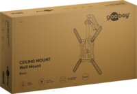 Goobay 70824 23"-55" LCD TV / Monitor Mennyezeti Tartó Konzol - Fekete