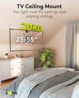 Goobay 70824 23"-55" LCD TV / Monitor Mennyezeti Tartó Konzol - Fekete