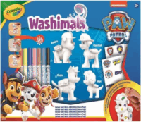 Crayola Washimals 4 darab Kimosható Mancs őrjárat figura matricákkal
