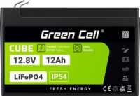 Green Cell CUBE LiFePO4 12Ah 12.8V 153.6Wh lítium-vas-foszfát akkumulátor