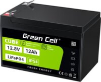 Green Cell CUBE LiFePO4 12Ah 12.8V 153.6Wh lítium-vas-foszfát akkumulátor