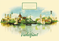 Herlitz 32 lapos B5 famentes spirál vázlatfüzet - Mintás