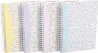 Oxford Floral 60 lapos A5 vonalas spirálfüzet - Többféle