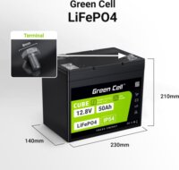 Green Cell CUBE LiFePO4 50Ah 12V 640Wh lítium-vas-foszfát akkumulátor