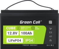 Green Cell CUBE LiFePO4 100Ah 12.8V 1280Wh lítium-vas-foszfát akkumulátor