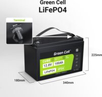 Green Cell CUBE LiFePO4 100Ah 12.8V 1280Wh lítium-vas-foszfát akkumulátor
