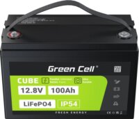 Green Cell CUBE LiFePO4 100Ah 12.8V 1280Wh lítium-vas-foszfát akkumulátor