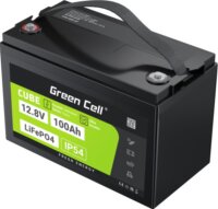 Green Cell CUBE LiFePO4 100Ah 12.8V 1280Wh lítium-vas-foszfát akkumulátor