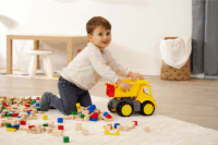 BIG Power Worker Klasszikus Billenős kocsi - Sárga