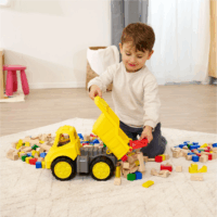 BIG Power Worker Klasszikus Billenős kocsi - Sárga