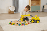 BIG Power Worker Klasszikus Kotrógép - Sárga