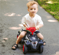 BIG Bobby Classic Little Rocker autó - Fekete/Piros