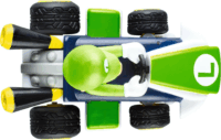 Carrera 2,4GHz Mario Kart Mini RC Távirányítós autó figurával - Luigi