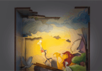 Revell Tiny Adventures Disney - Az Oroszlánykirály Book Nook készítő készlet