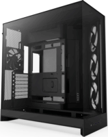NZXT H9 Flow RGB Midi Torony Számítógépház - Fekete