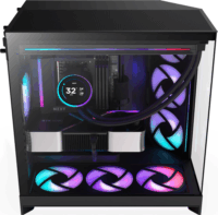 NZXT H9 Flow RGB Midi Torony Számítógépház - Fekete