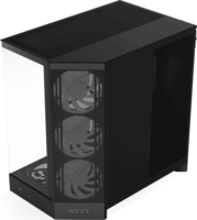 NZXT H9 Flow RGB+ Midi Torony Számítógépház - Fekete