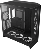 NZXT H9 Flow RGB+ Midi Torony Számítógépház - Fekete