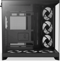 NZXT H9 Flow RGB+ Midi Torony Számítógépház - Fekete
