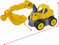 BIG Power Worker Mini Kotrógép - Sárga