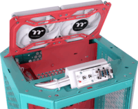 Thermaltake The Tower 250 Mini Torony Számítógépház - Zöld