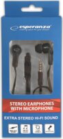 Esperanza EH196K Vezetékes In-Ear Fülhallgató Headset - Fekete