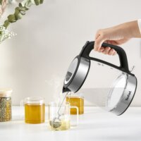 Tefal KI605830 Vízforraló 1.7L 2200 Watt - Átlátszó / Fekete / Ezüst