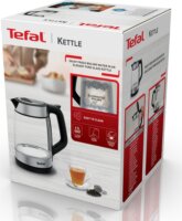 Tefal KI605830 Vízforraló 1.7L 2200 Watt - Átlátszó / Fekete / Ezüst