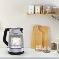 Tefal KI605830 Vízforraló 1.7L 2200 Watt - Átlátszó / Fekete / Ezüst
