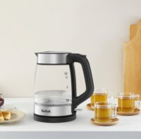 Tefal KI605830 Vízforraló 1.7L 2200 Watt - Átlátszó / Fekete / Ezüst