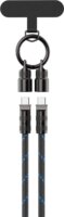 Havit CB6340 USB-C apa - USB-C apa Töltőkábel 1.2m - Fekete/Kék