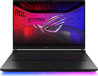 Asus ROG Strix Laptop Fekete (18" / Intel Core Ultra 9-275HX / 64GB / 2TB M.2 SSD / Nvidia GeForce RTX5090 24GB / Win 11 Home)
