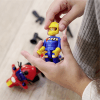 Simba Sam a tűzoltó Motorkerékpár figurával