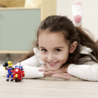 Simba Sam a tűzoltó Motorkerékpár figurával