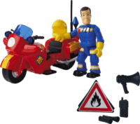 Simba Sam a tűzoltó Motorkerékpár figurával