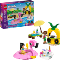LEGO® Friends: 42658 - Medencés buli flamingóval és egyszarvúval