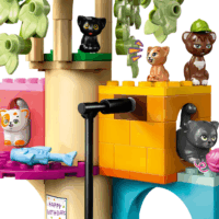 LEGO® Friends: 42666 - Születésnapi cicazsúr és lombház cicáknak