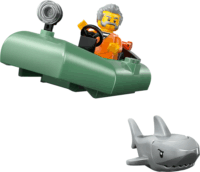 LEGO® City: 60456 - Üldözés rendőrségi csónakkal