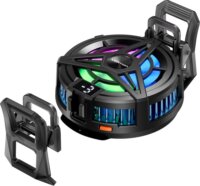 Vention KQKB0 Mobiltelefon Asztali tartó beépített hűtéssel - Fekete