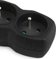 Esperanza ELK208K Hálózati elosztó 5 aljzatos 3m - Fekete