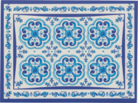 Guzzini 12790176 Blues Tányéralátét - Kék/Mintás