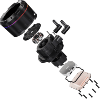 ID-Cooling SL360 PRO SE 360mm ARGB All In One Univerzális CPU Vízhűtés - Fekete