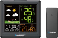 Blaupunkt WS25BK LCD Meteorológiai Időjárás állomás külső szenzorral - Fekete