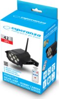 Esperanza ECA103 Phantom Napelemes Lámpás Bullet Álkamera - Fekete