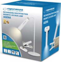 Esperanza ELD118K Agena Akkus Asztali LED Lámpa 12cm - Fehér