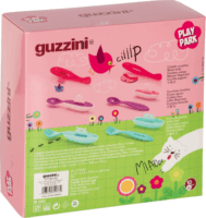 Guzzini Playpark Műanyag gyerek evőeszköz 3 darabos szett - Több színű